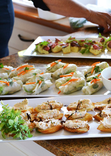 The-Olive-Branch-Cafe-catering-carousel-platters-serving